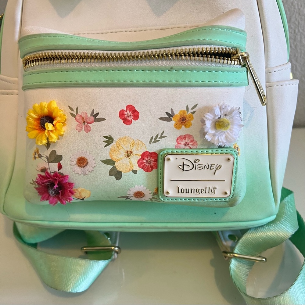 Disney Loungefly Mini Pressed Flower Backpack - image 7